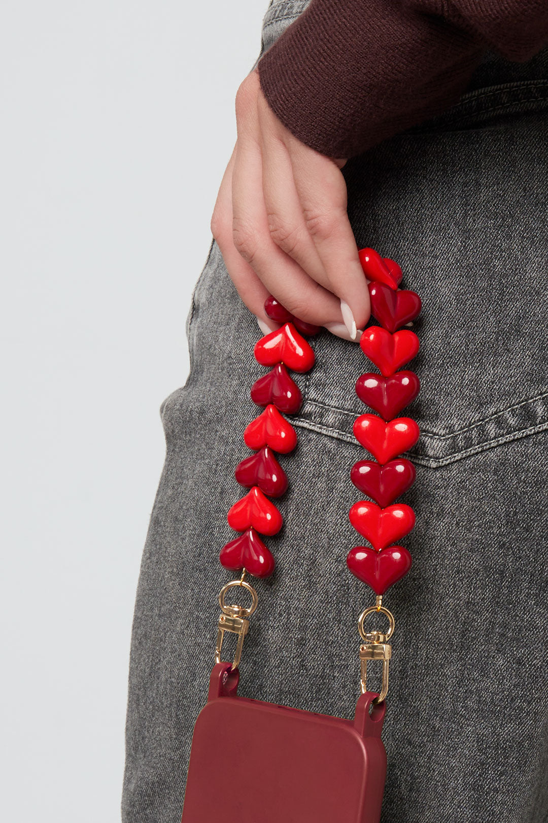 Dubbele hart telefoonkoord